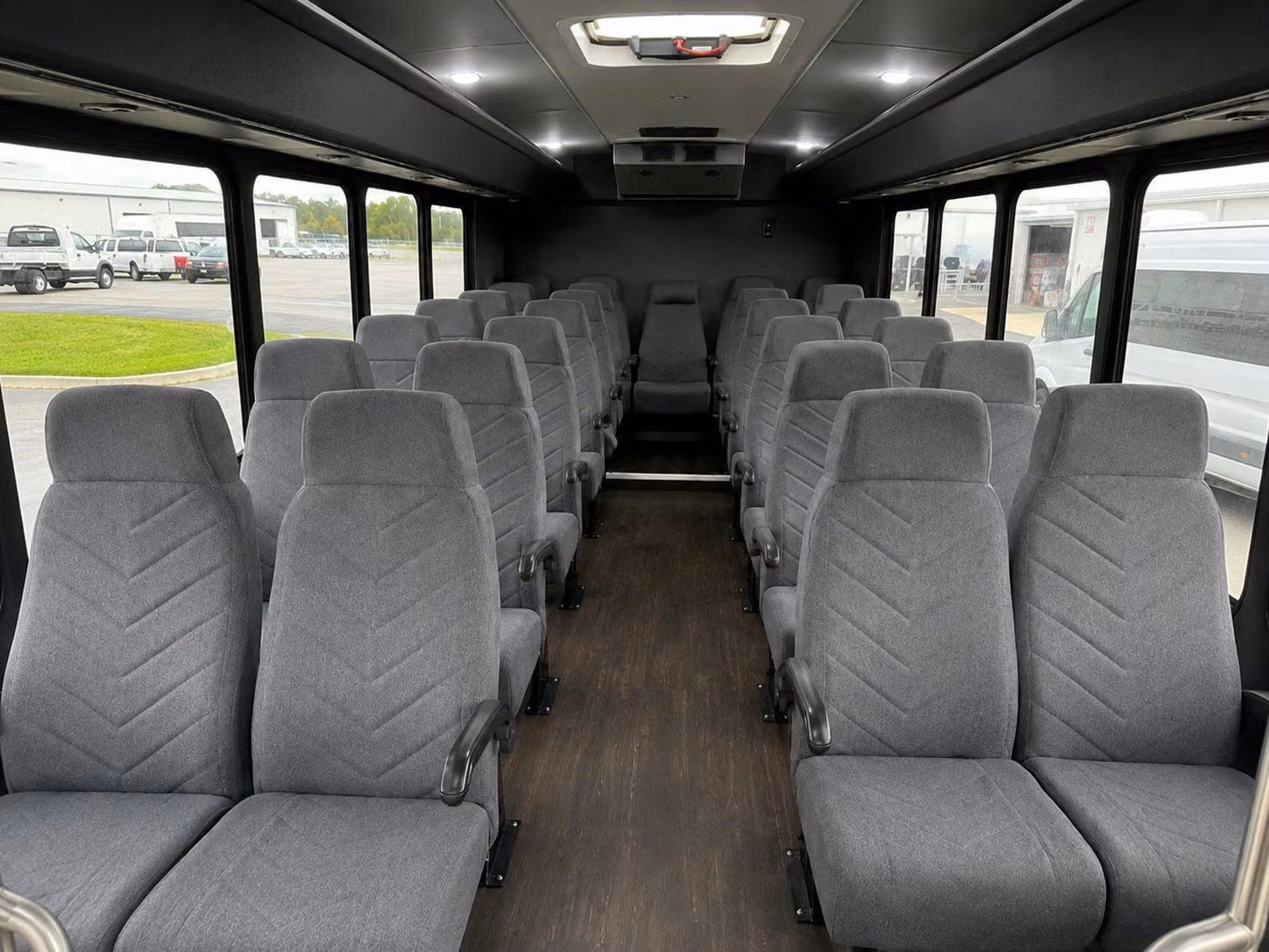 15 passenger minibus inside