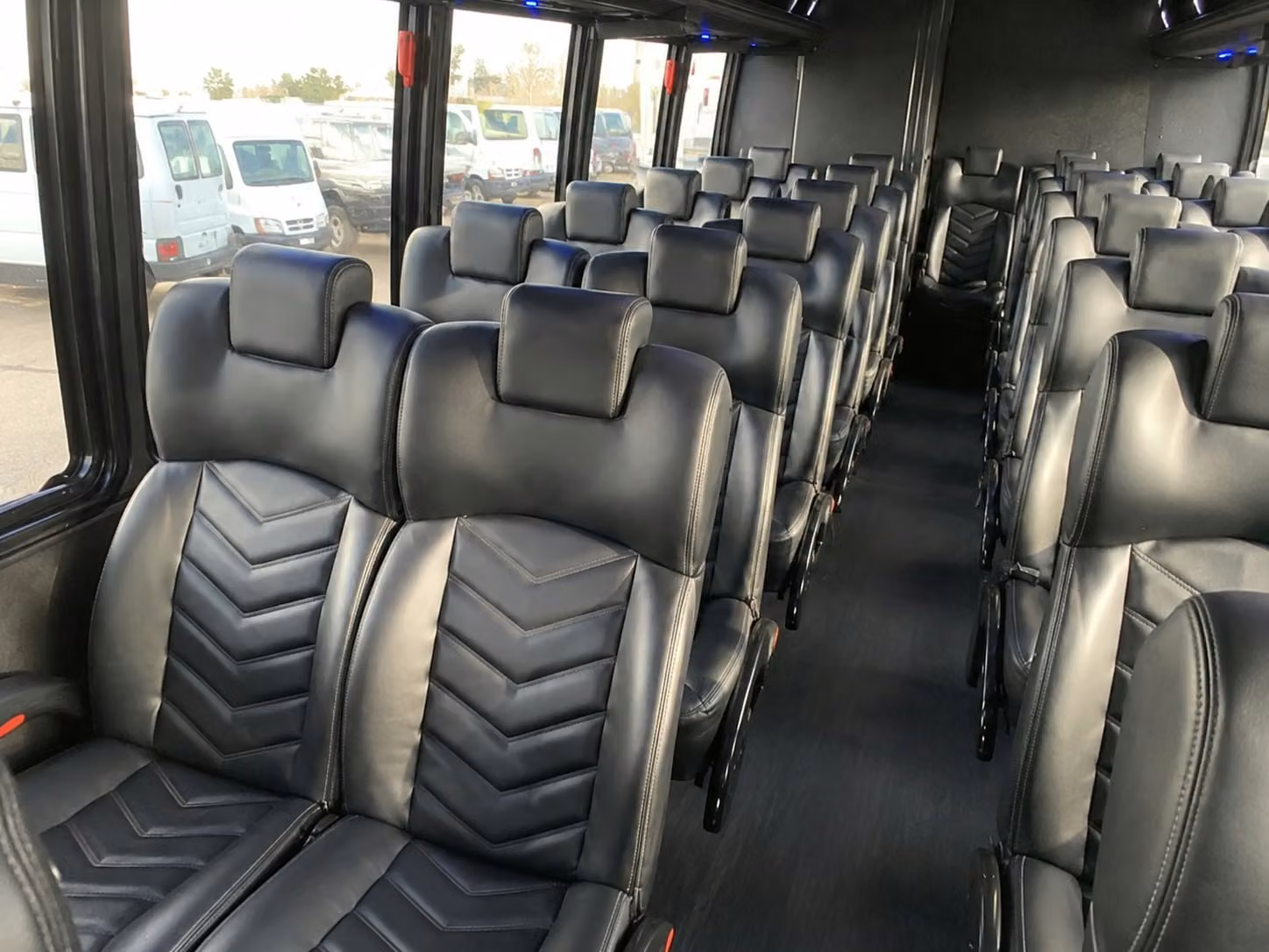 18 passenger minibus interior
