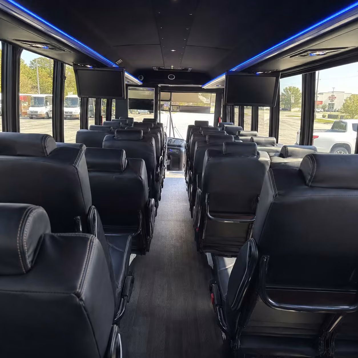 25 passenger minibus inside