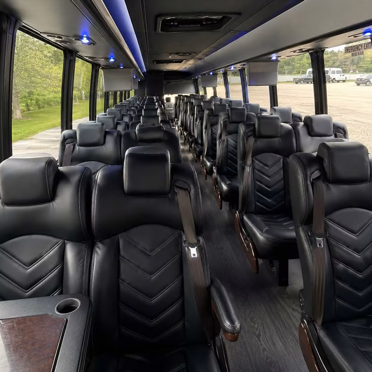 28 passenger minibus interior