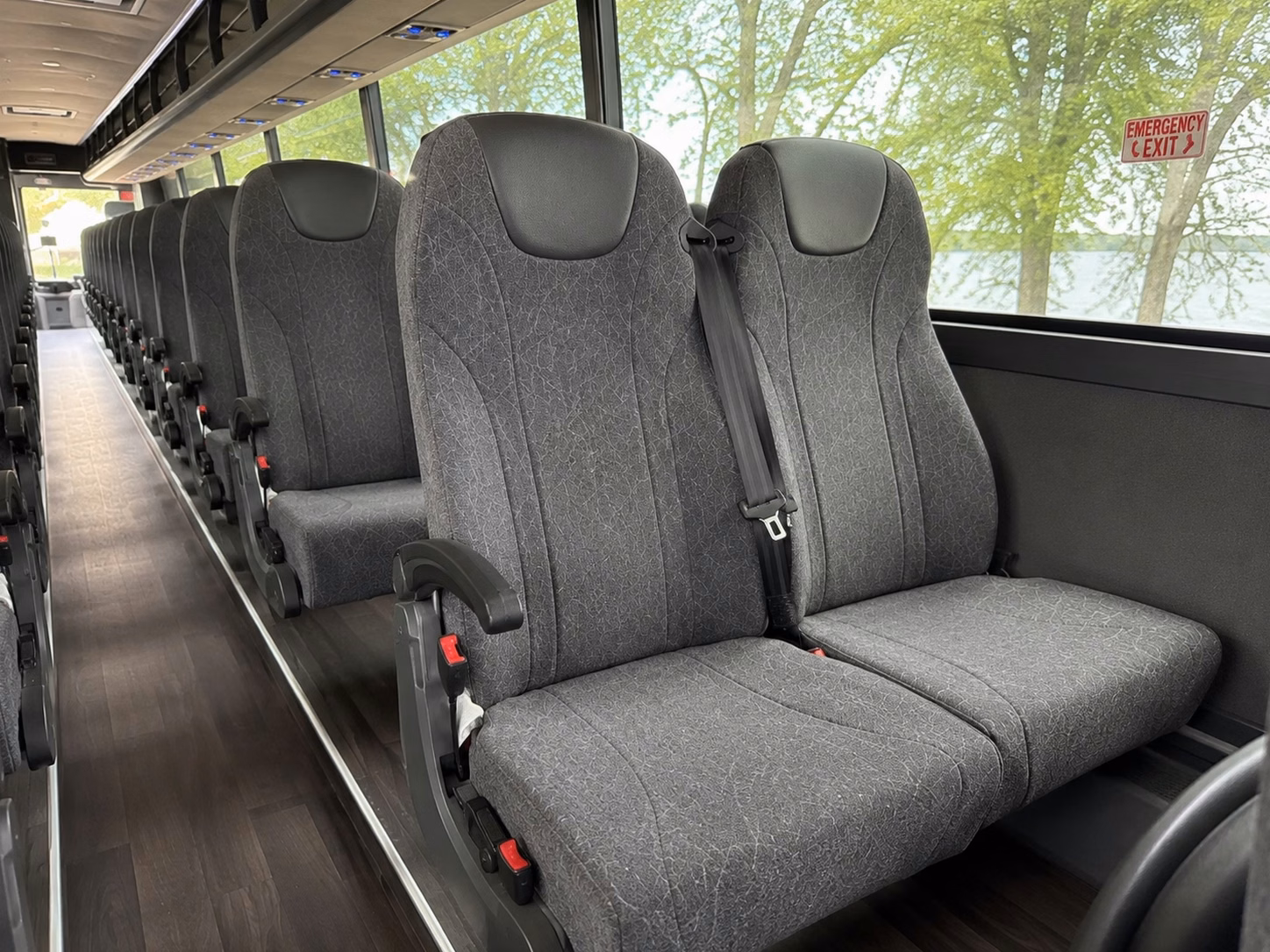 ankeny charter bus interior