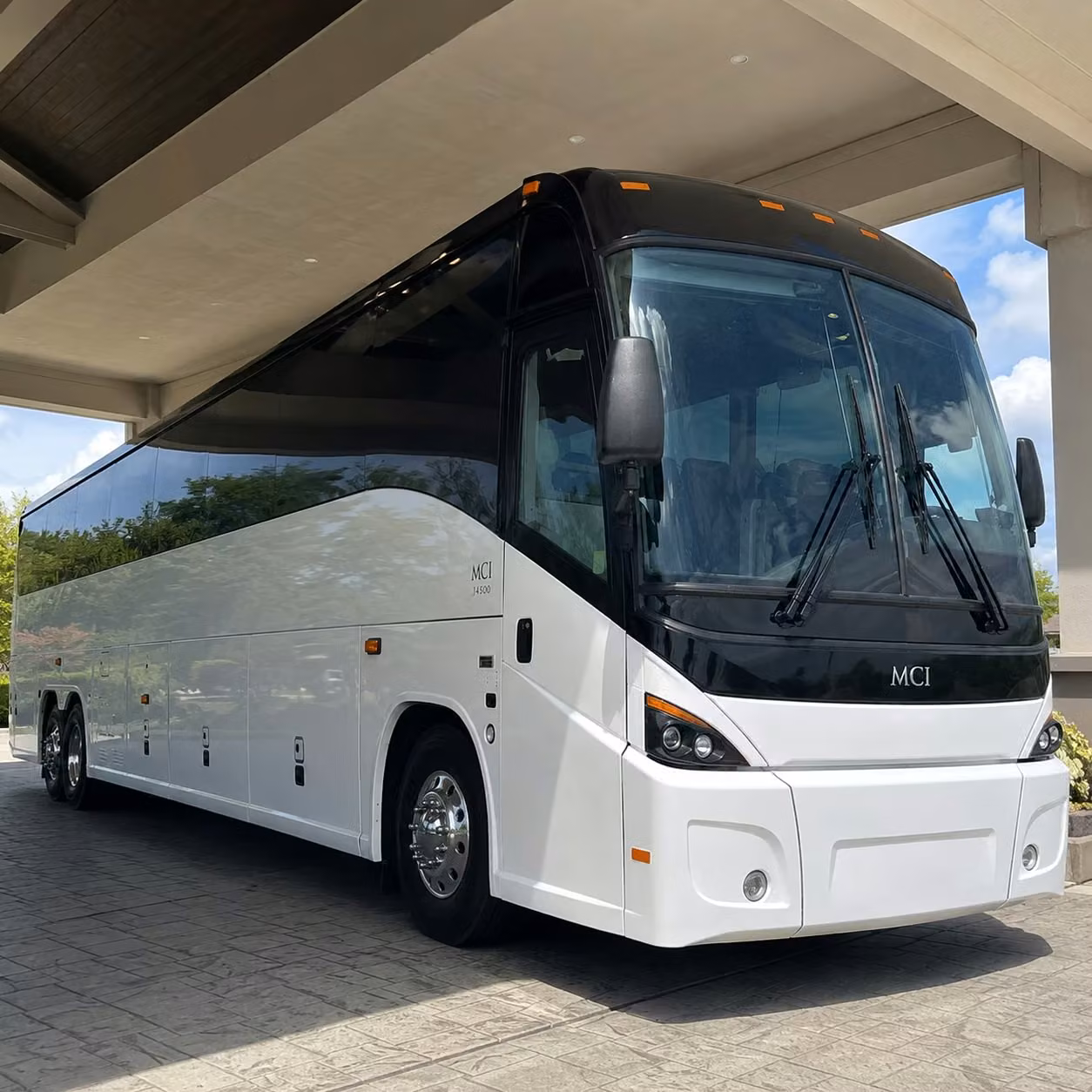 ankeny charter bus rental exterior