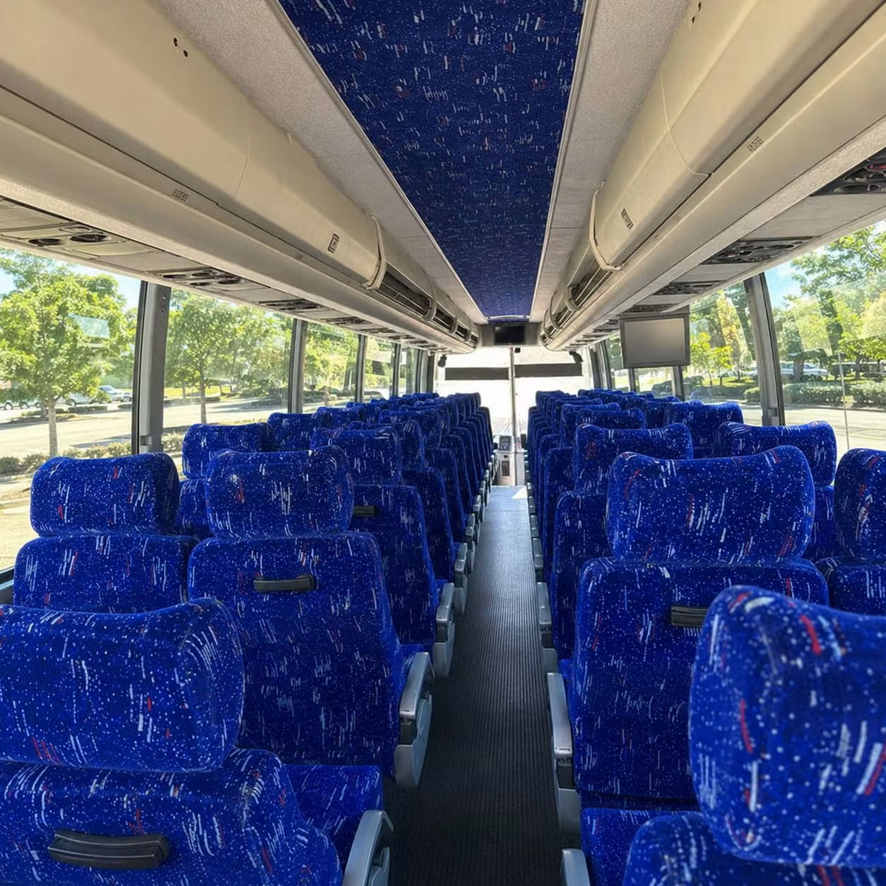 ankeny charter bus rental interior